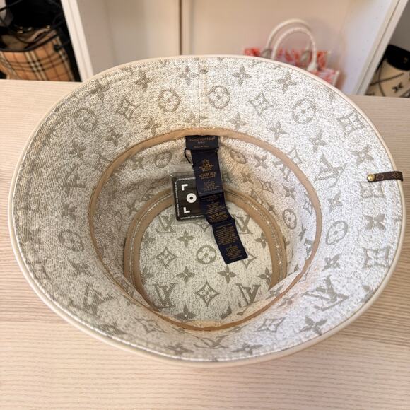 Louis Vuitton Monogram Jacquard Bucket Hat Grey main image 5